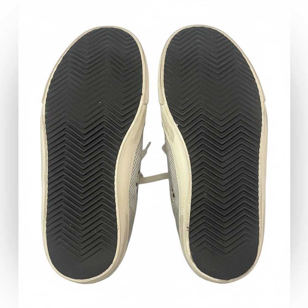 Golden Goose Superstar White Silver Half Green Laminated Leather Sneakers SzEU38 - Picture 11 of 11